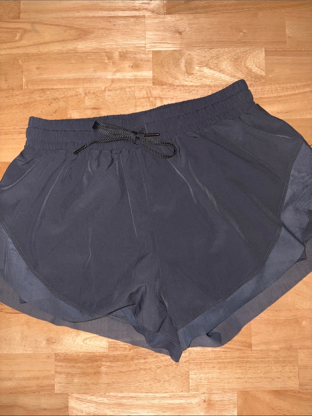 Halara Charcoal grey double lined shorts